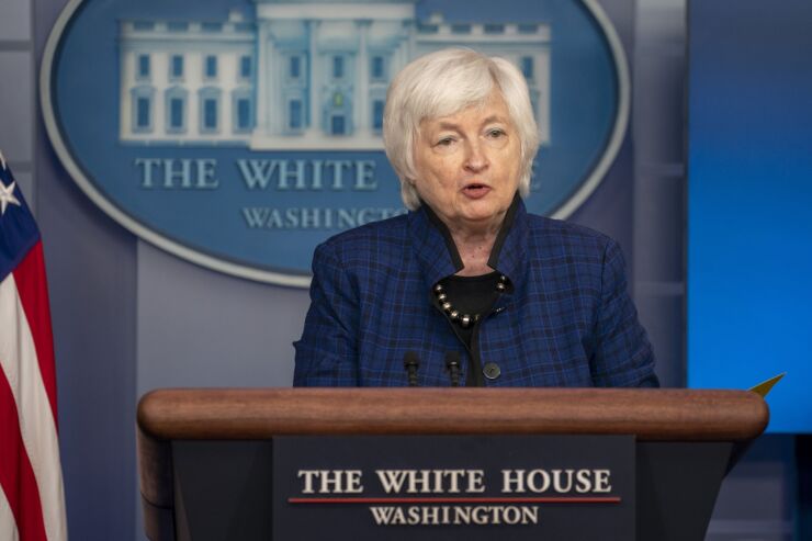“While important progress is being made in some segments of the market, other segments, including business loans, are well behind where they should be,” said Treasury Secretary Janet Yellen.