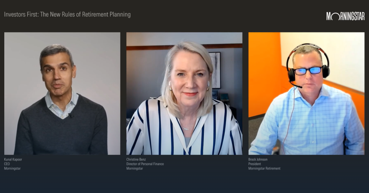 Morningstar: 3 issues shaping retirement planning Morningstar: 3 issues shaping retirement planning