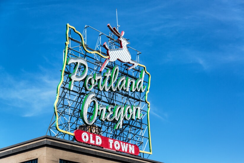 Portland Oregon sign