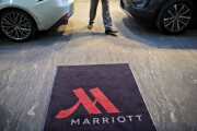 Marriott hotel entrance