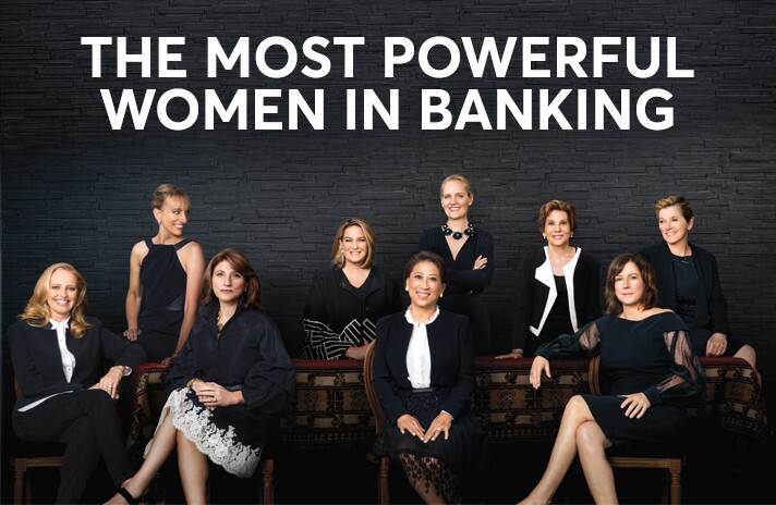 Some of the women from the 2017 Most Powerful Women in Banking rankings.