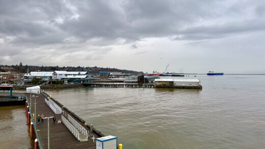 boats in the harbor Port Angeles Washington
