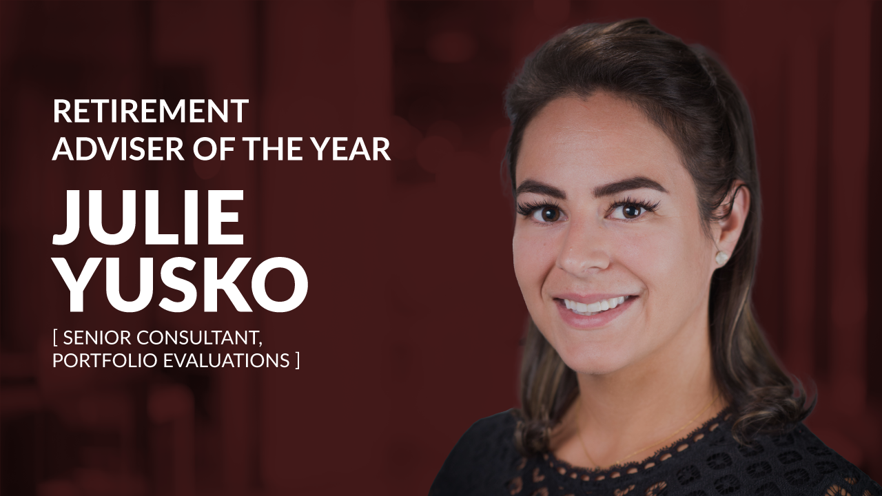 60 seconds with Retirement Adviser of the Year Julie Yusko