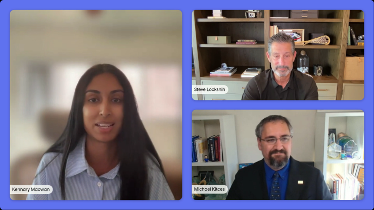 Estate planning advice technology firm Vanilla hosted a webinar last month called "Redefining Advisor Value: A Conversation on Productivity, Pricing and Moving Upmarket," with Senior Brand Marketing Manager Kennary Macwan, founder Steve Lockshin and Kitces.com Chief Financial Planning Nerd Michael Kitces.