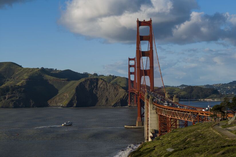 Views From The Presidio As Experts Predict Trump's Executive Order Will Impact Overseas Travel