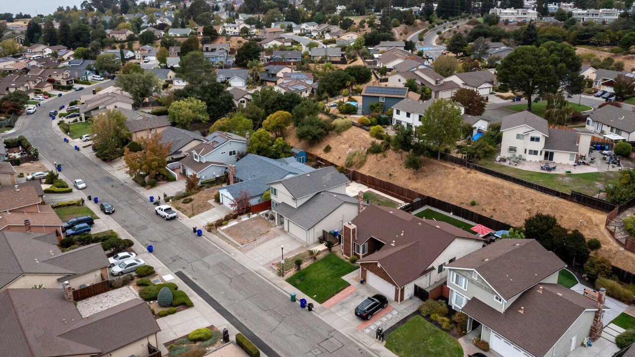 Houses In California Ahead Of Existing Home Sales Figures