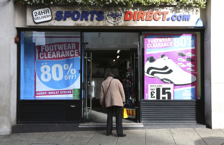 A Sports Direct International Plc store in London