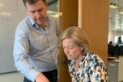 Gerard Heste and Liezel McCord of Morgan Stanley.