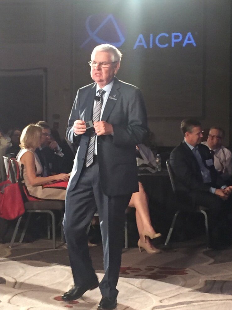 AICPA president and CEO Barry Melancon at the Spring Meeting of Council in 2017