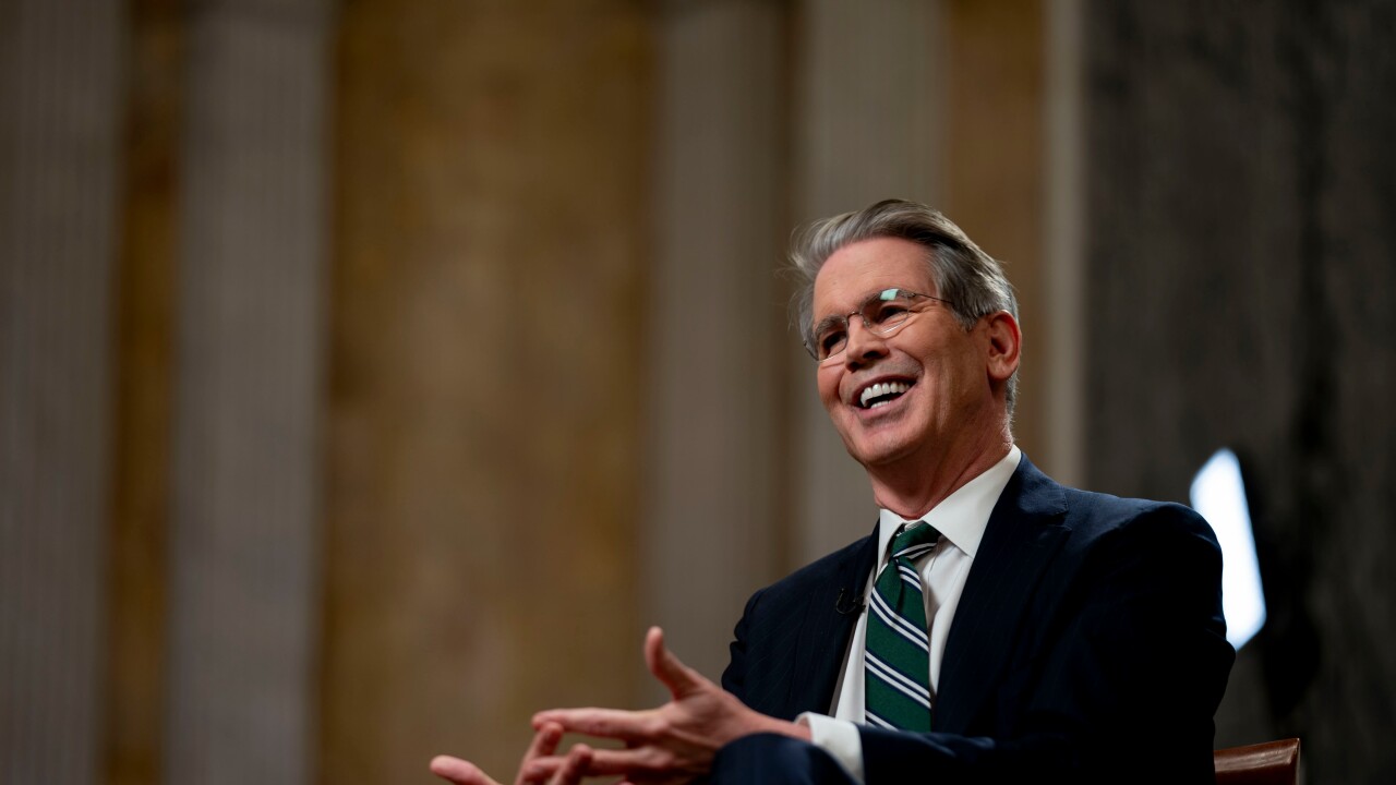 Scott Bessent smiling