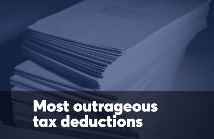 Most outrageous tax deductions IAG