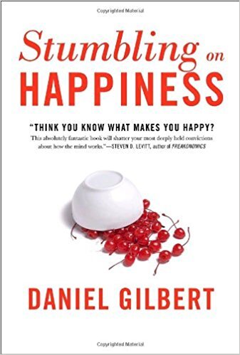 Book cover - Stumbling on Happiness
