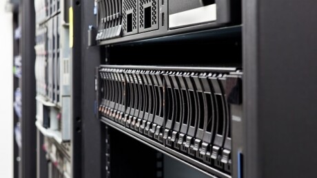 Server Rack hard disks detail