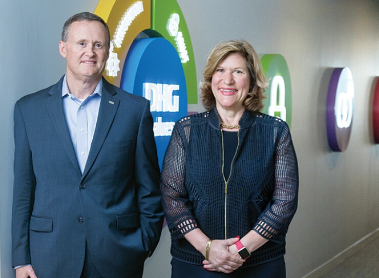 Dixon Hughes Goodman CEO Matt Snow and chief people officer Effin Logue