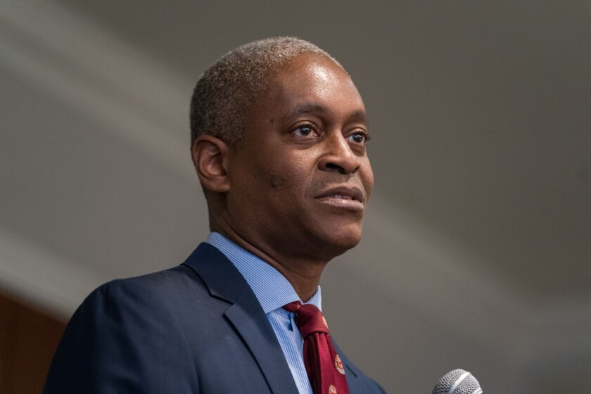 Federal Reserve Bank of Atlanta President Raphael Bostic