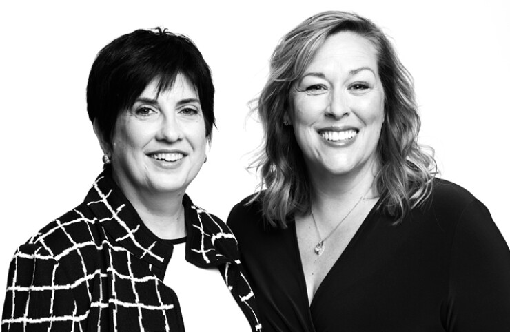 Marie Chandoha and Jessica Seidlitz of Charles Schwab.