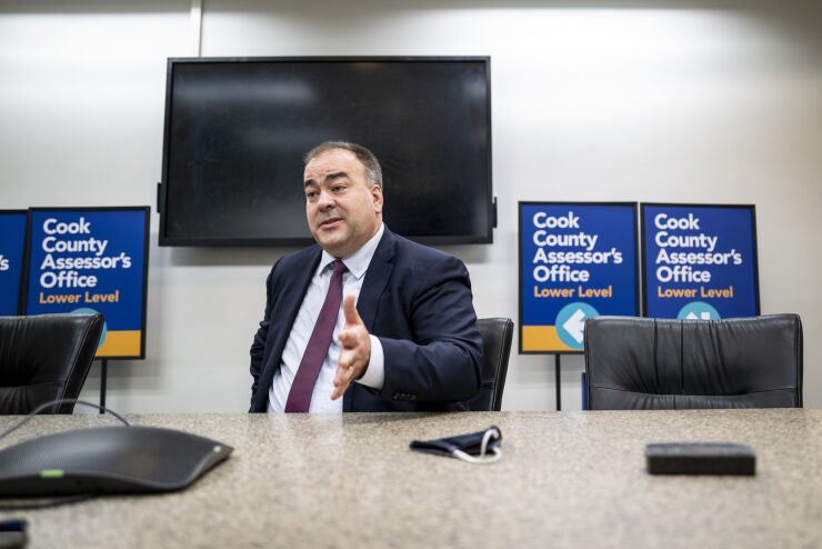 Kaegi during an interview in Chicago. Photographer: Christopher Dilts/Bloomberg