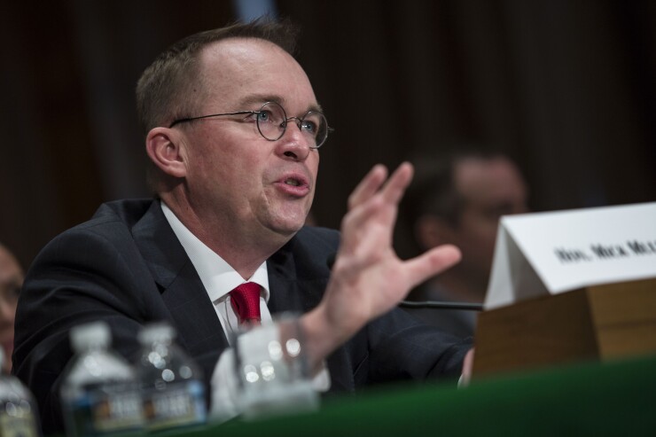 Acting CFPB Director Mick Mulvaney