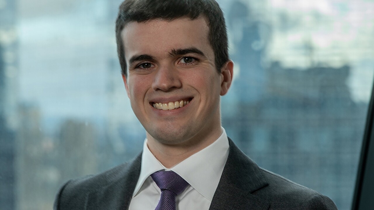 Patrick Goggins was chosen as a Rising Star by The Bond Buyer