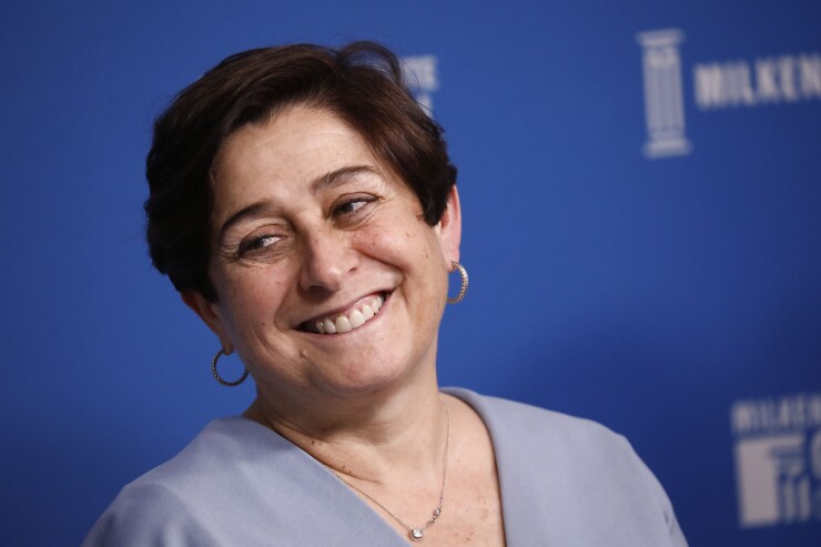 Daphne Kis, chief executive officer of WorldQuant University, at the Milken Institute Global Conference in Beverly Hills, California, U.S., on Tuesday, May 1, 2018.