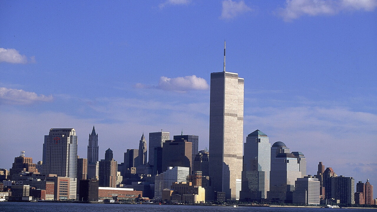 A picture of the World Trade Center in New York before the Sept. 11, 2001, attacks.