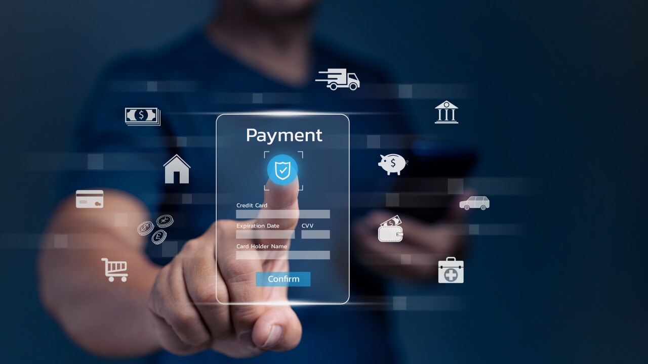 Payment technology concept