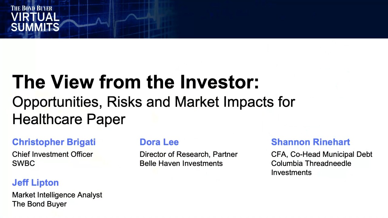 Panel 2: The View from the Investor: Opportunities, Risks and Market Impacts for Healthcare Paper