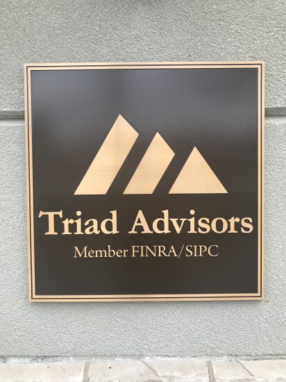 Triad advisors logo outdoors
