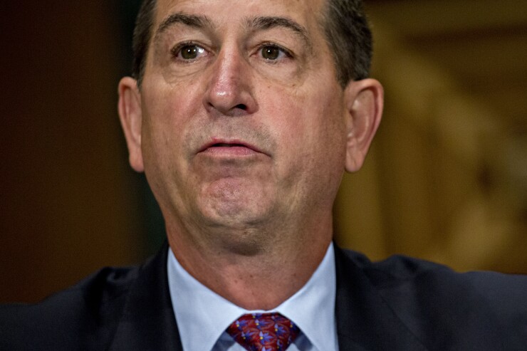 Joseph Otting, Comptroller of the Currency.