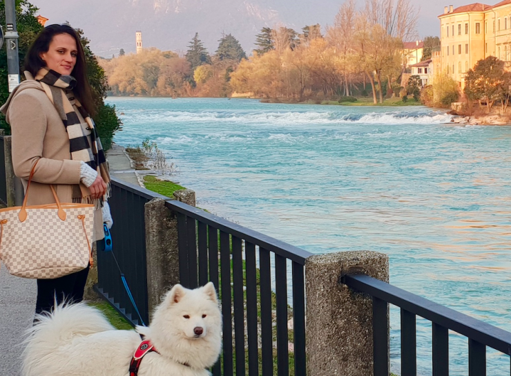 After retiring from basketball, Jillian Harmon, pictured last year in Bassano del Grappa in northern Italy, may continue living abroad and helping other expat American athletes as a planner.