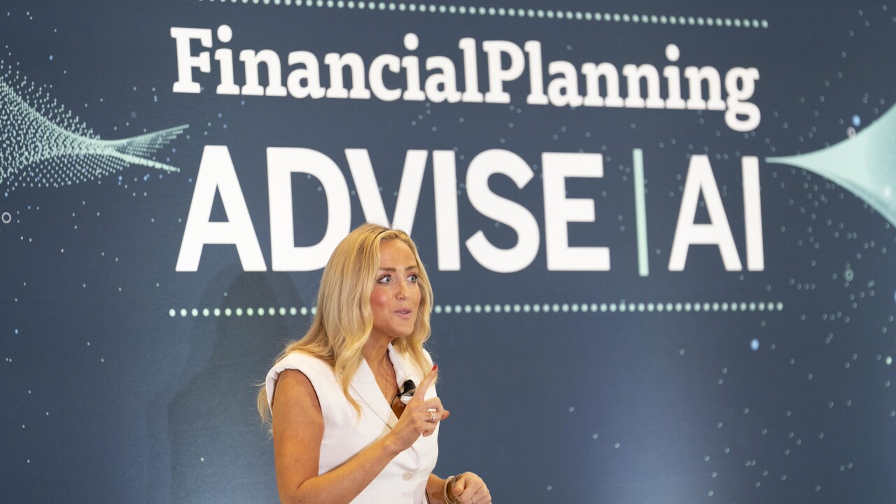 Samantha Russell at ADVISE AI conference